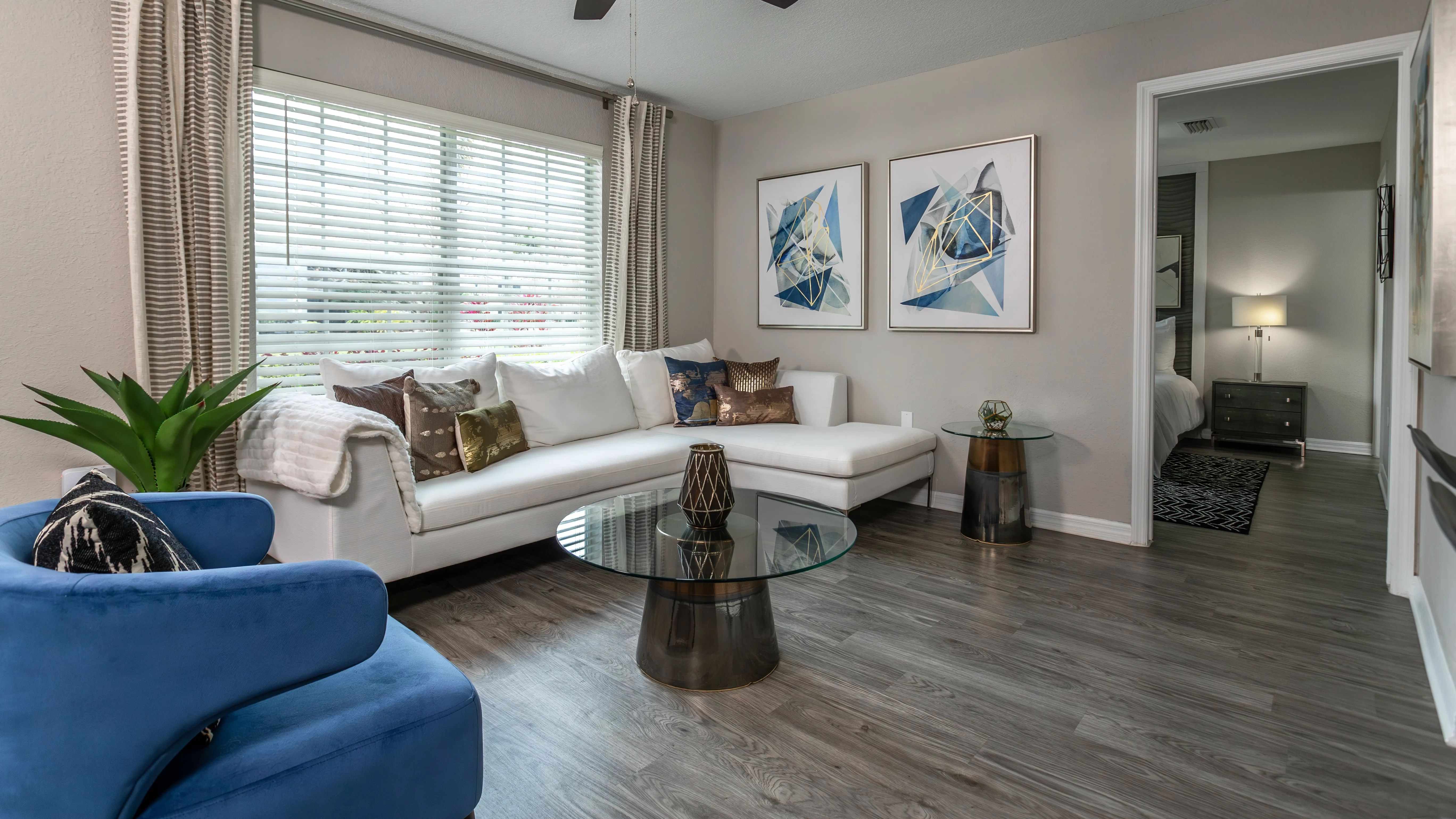 Step into our welcoming living rooms designed for versatile comfort and entertainment, where each space beckons you live free and create your story.