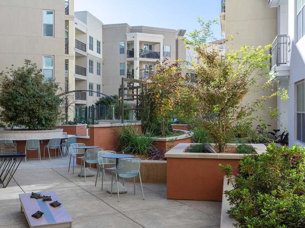 Phase II Courtyard with game area
