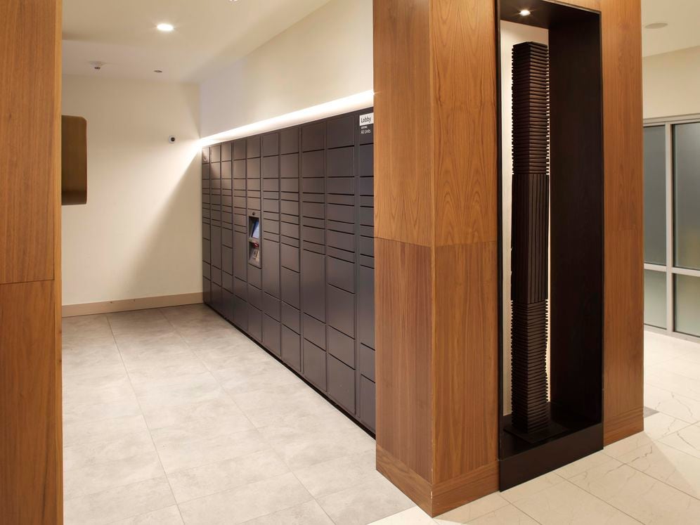 Amazon package lockers