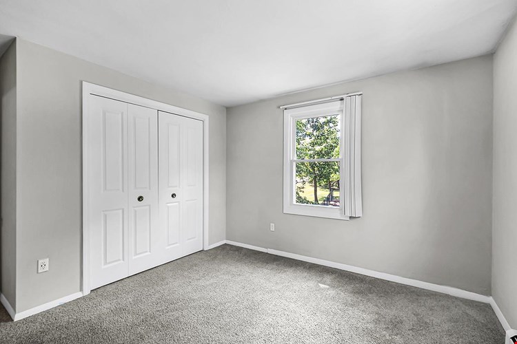Bedrooms also feature spacious closets with built-in organizers.