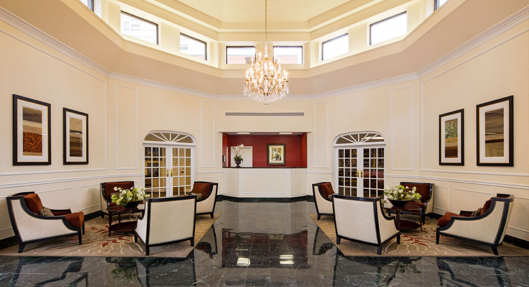 Clubhouse Lobby & Concierge Station w/WiFi Access