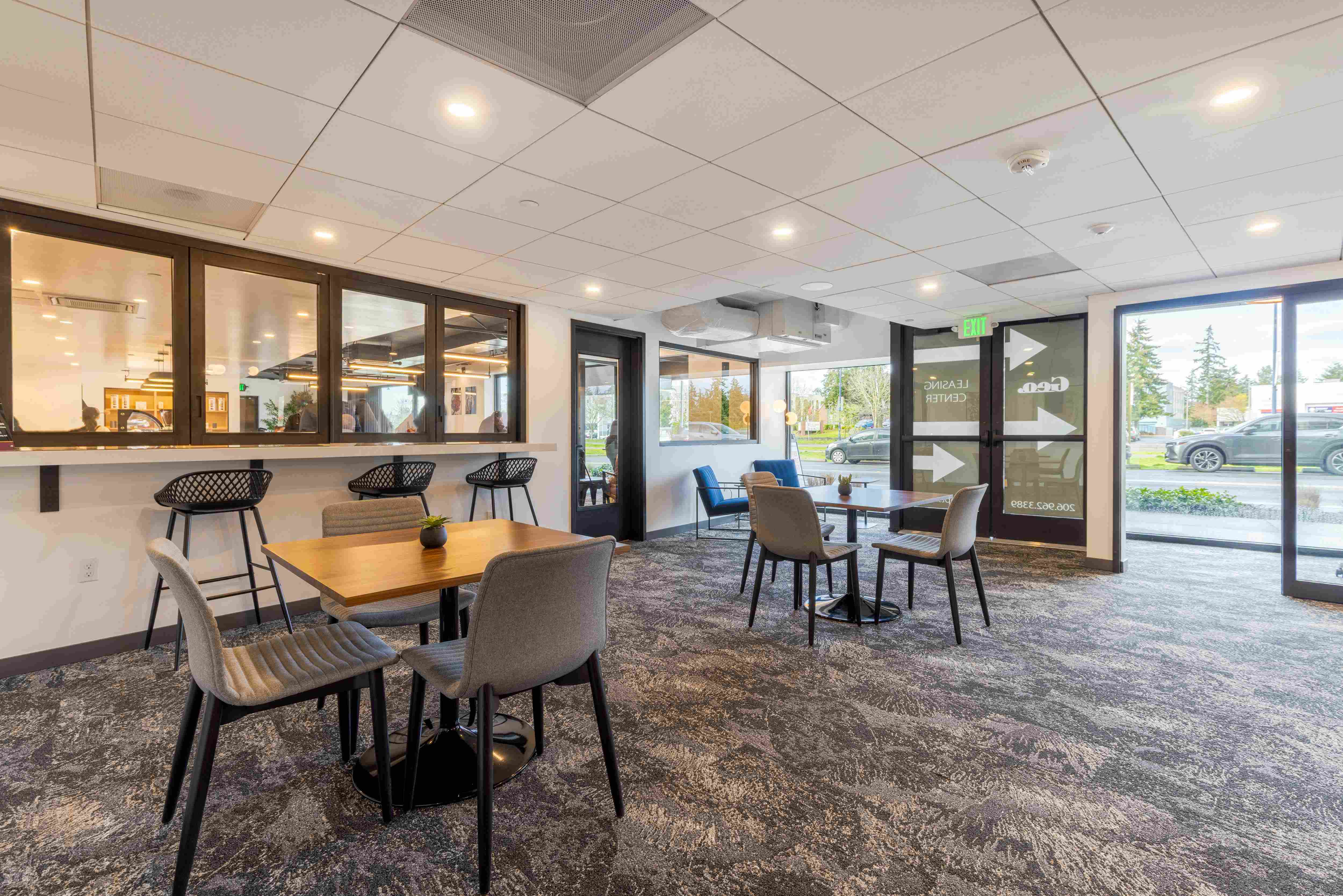 The Blend - Wi-Fi Coffee Lounge is located inside Geo.