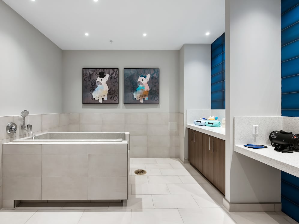 Pet-friendly community with WAG Pet Spa