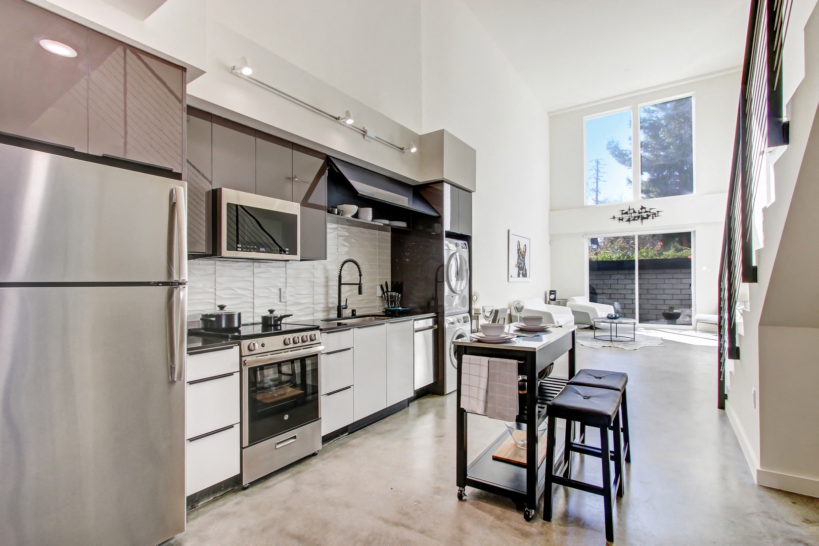Studio Loft - Stainless Steel Appliances