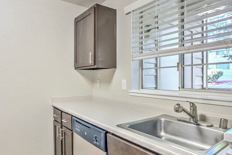The Windsor Apartments Model Kitchen and Sink