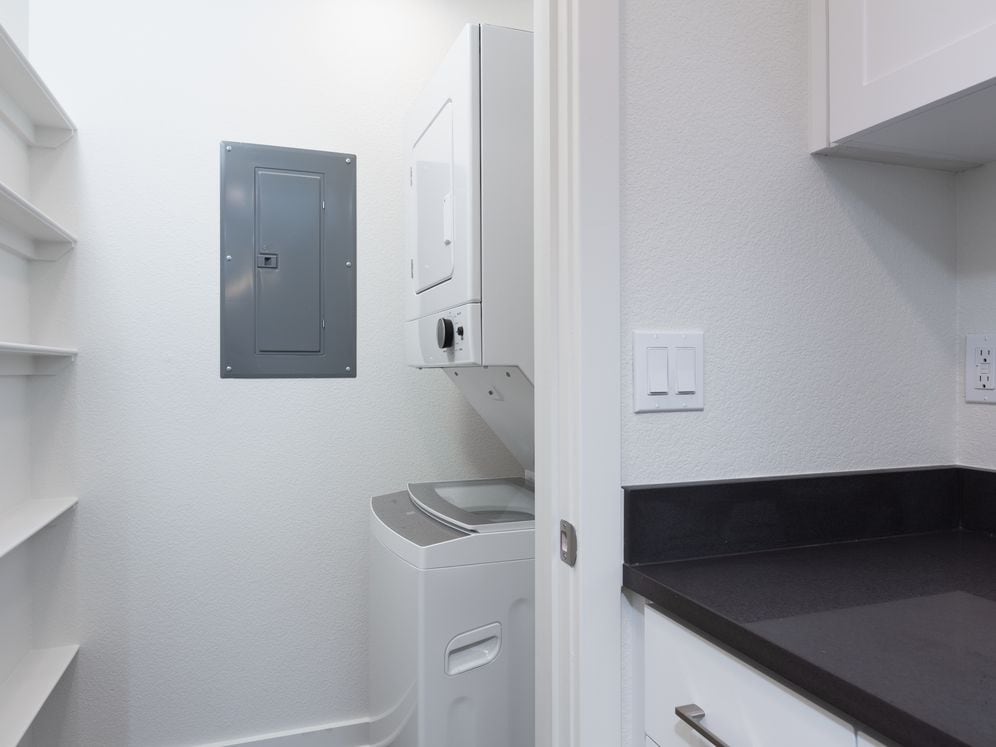 In-unit washer and dryer