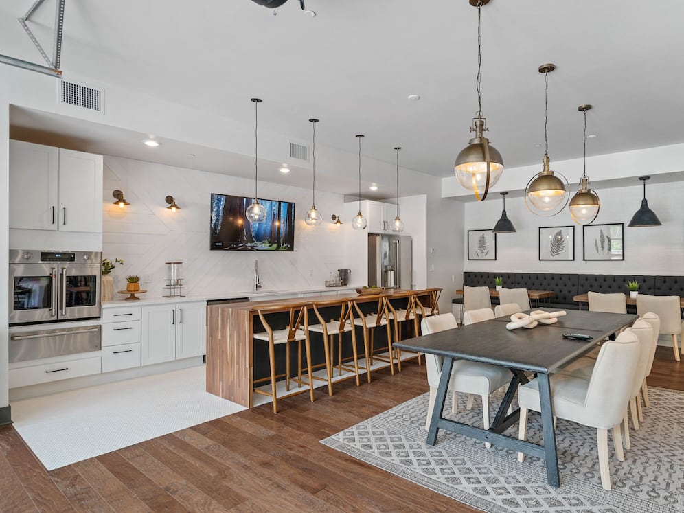 Resident lounge with kitchenette