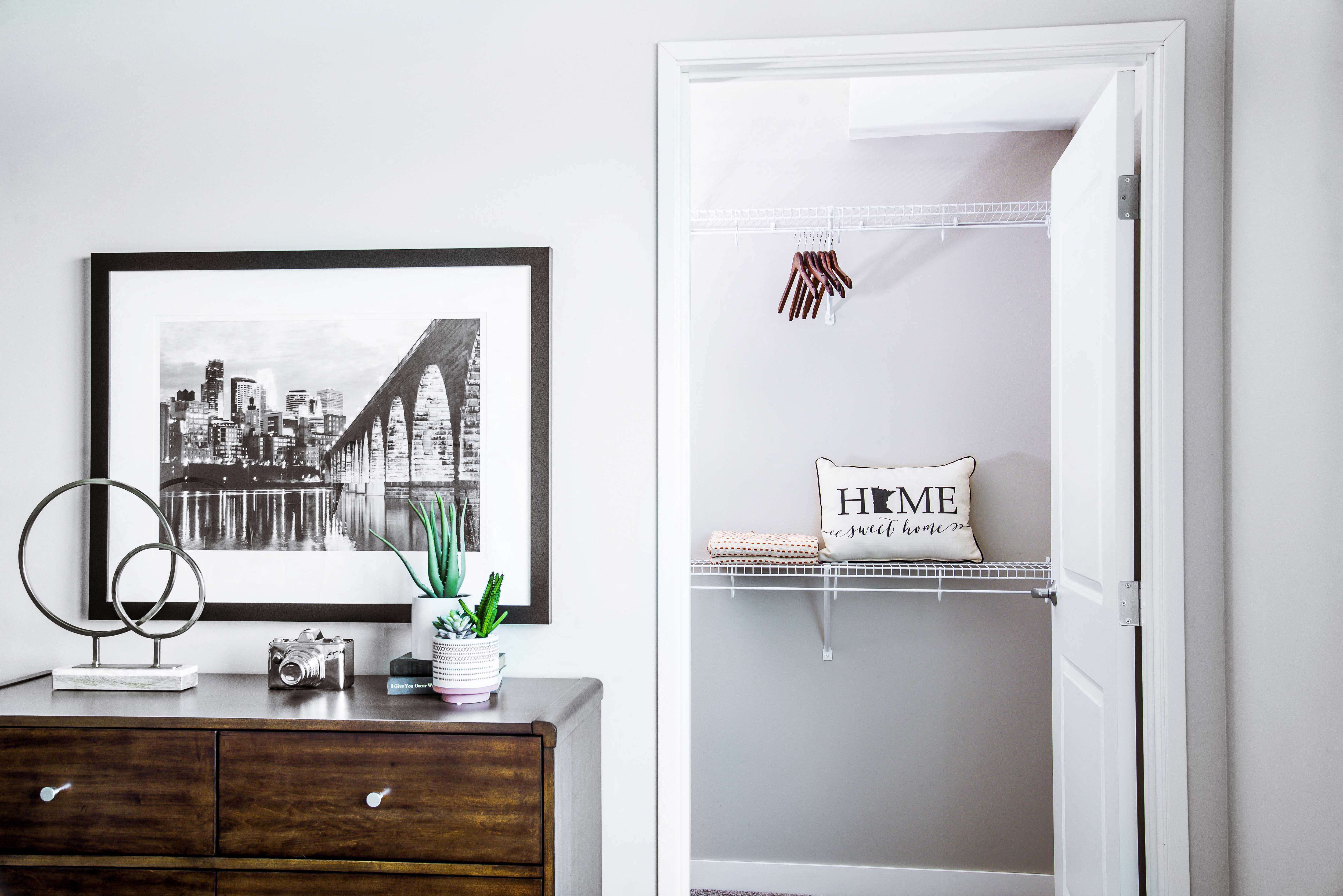 Two-Bedroom Apartment Closet