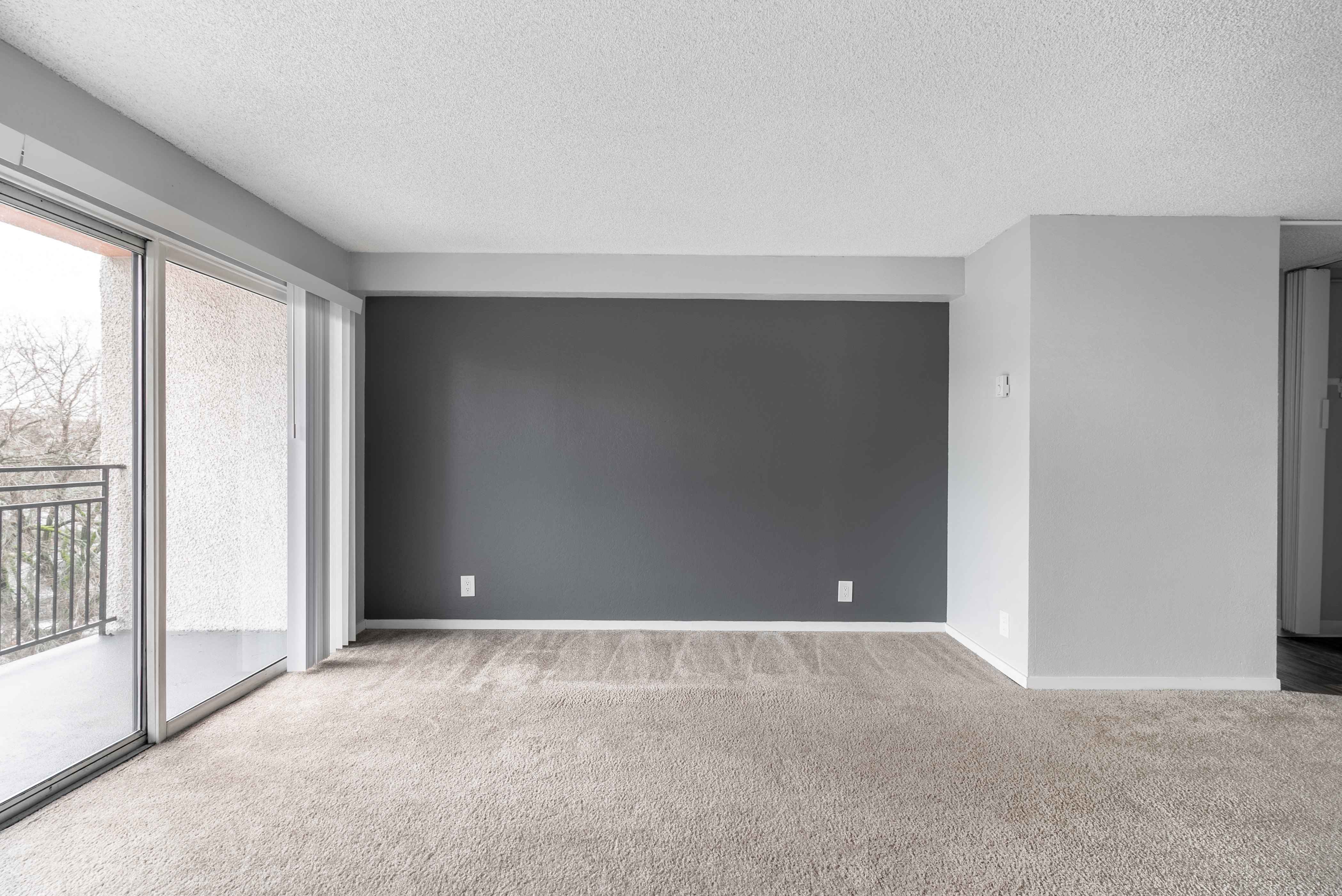 Two-Bedroom Living Room and Balcony