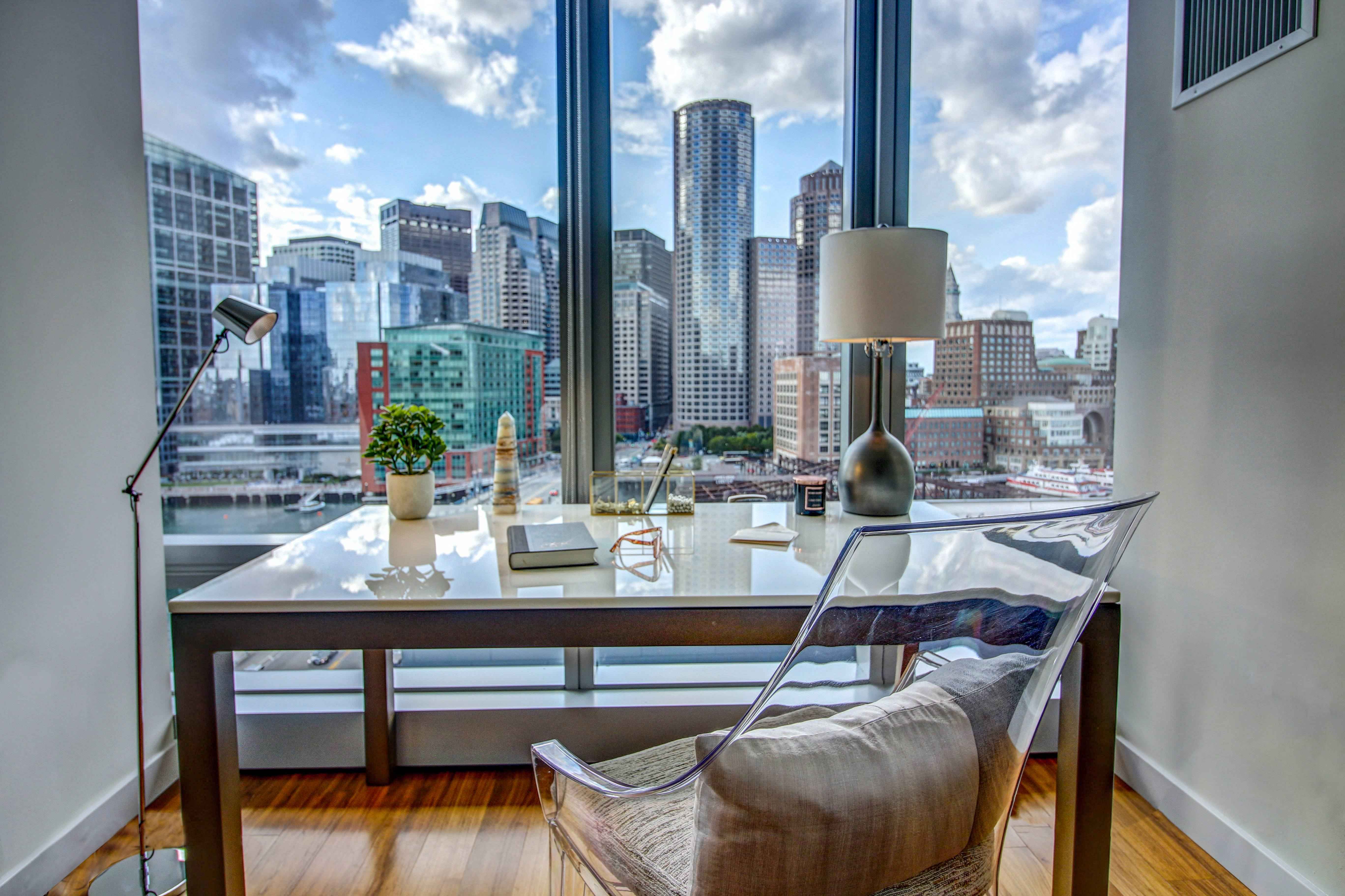 Home Office with City View