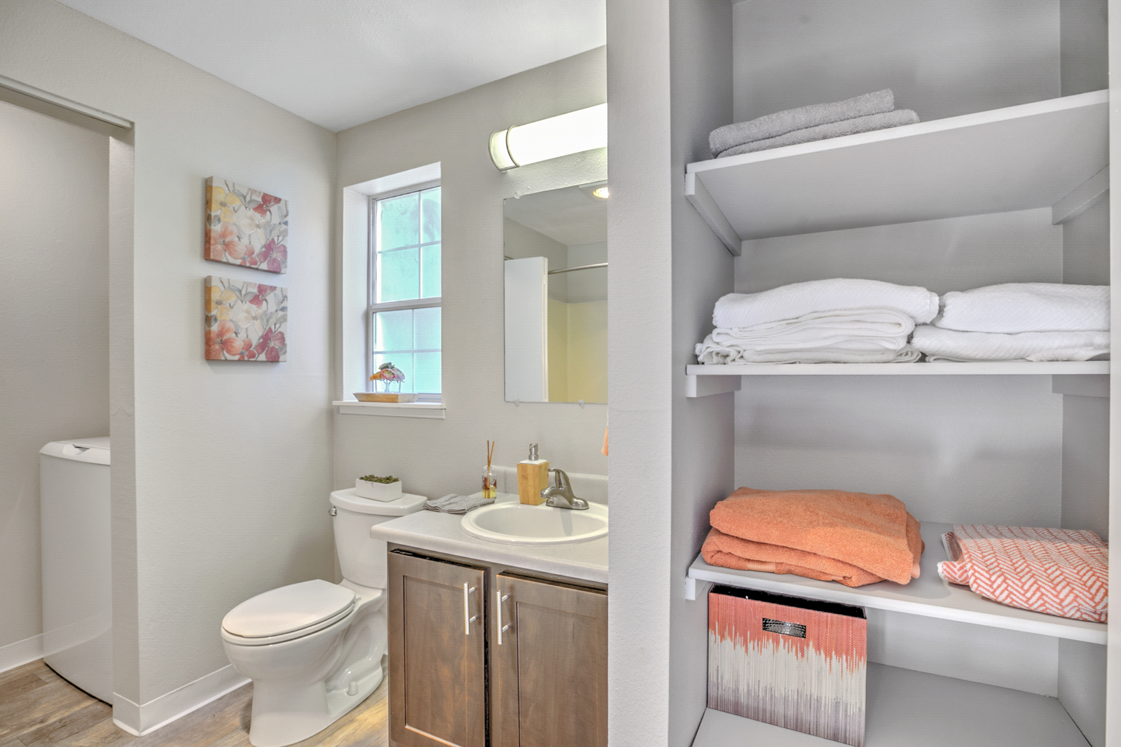 The Windsor Apartments Model Bathroom and Sink