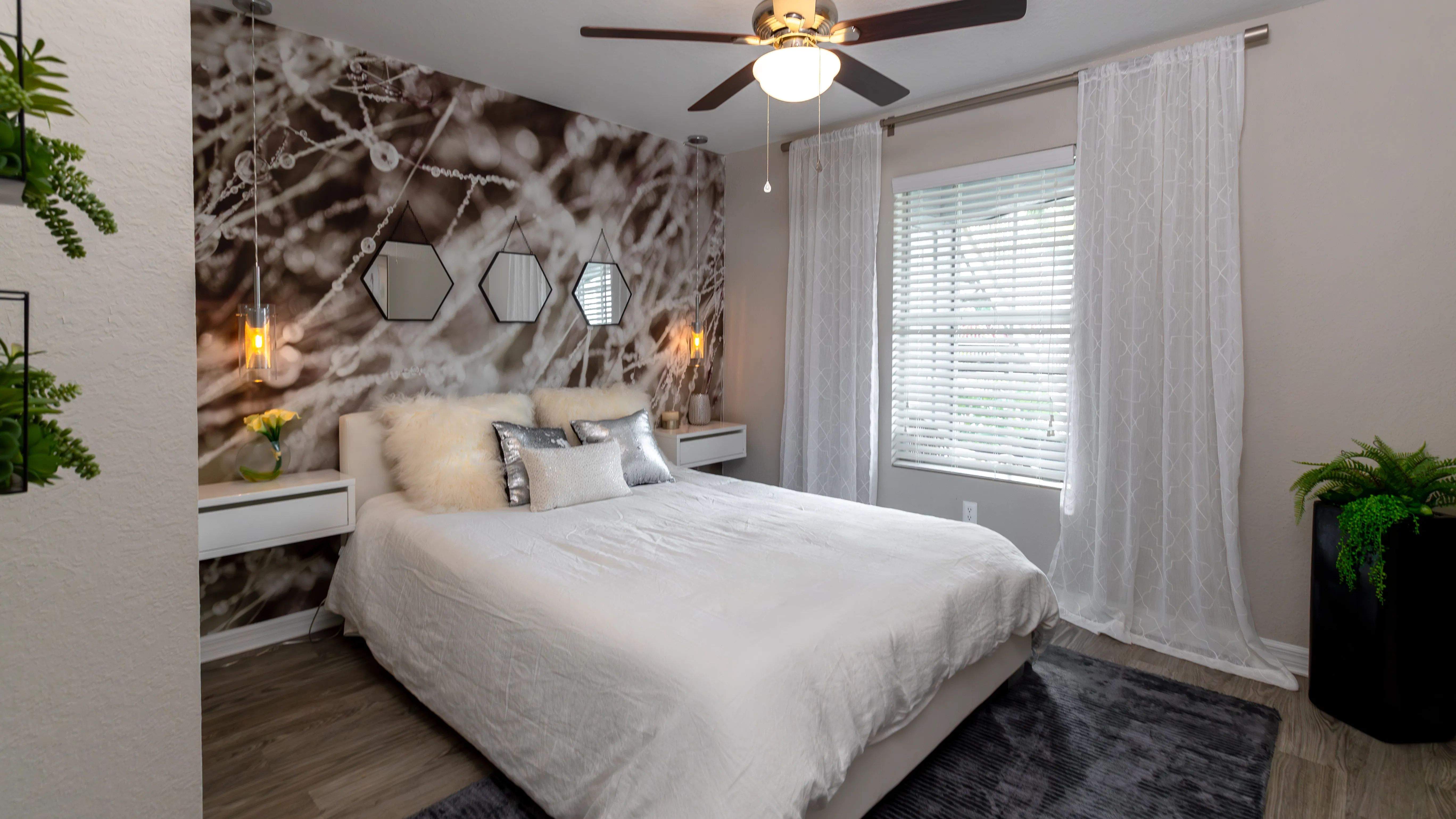 Experience lavish comfort in our expansive bedrooms, offering opulent living spaces for unrivaled relaxation and indulgence. 