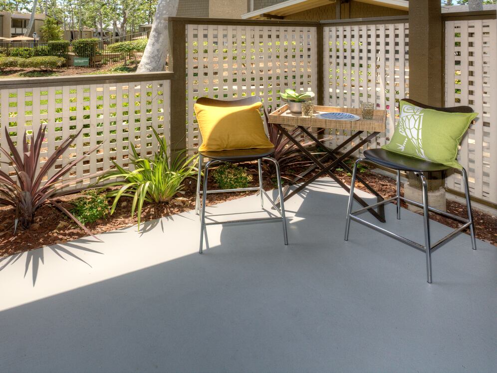 Private patio