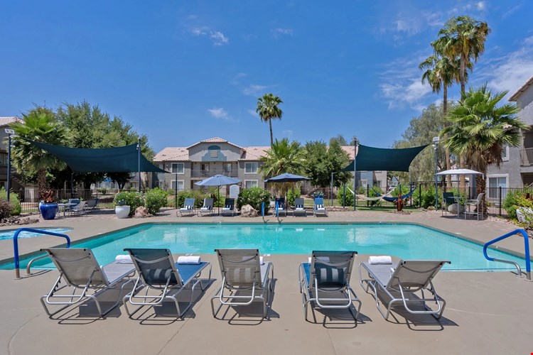 Dive into our resort-style pool experience - beckoning you for a refreshing dip. It's where the fun and relaxation never end!