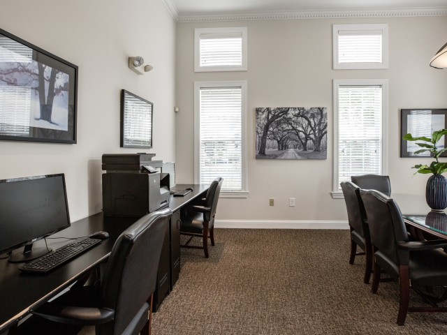 Stay social or finish your workday in our business center