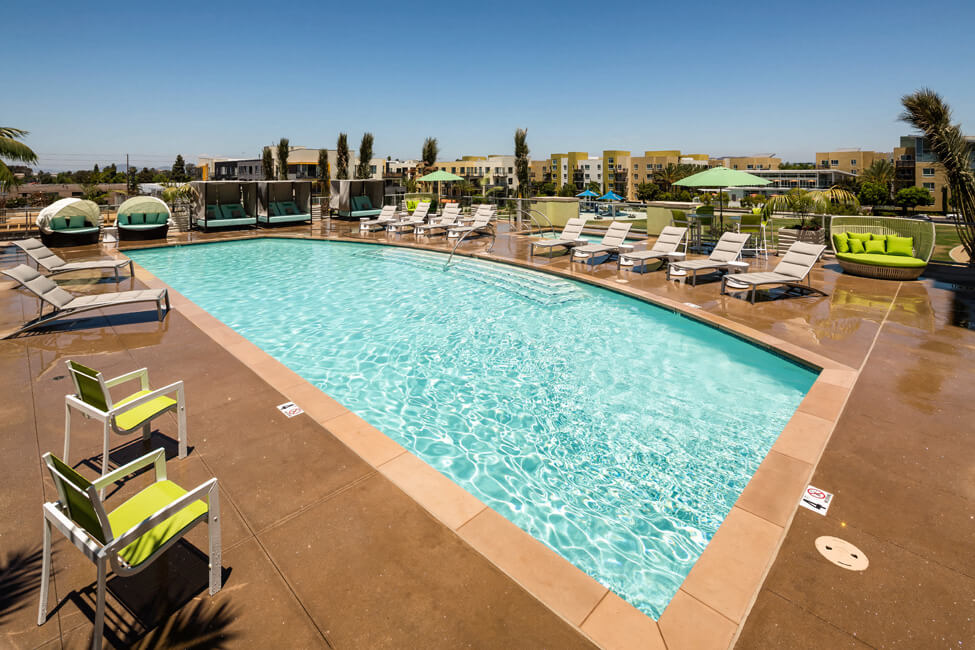 Vive on the Park Pool Area San Diego, California