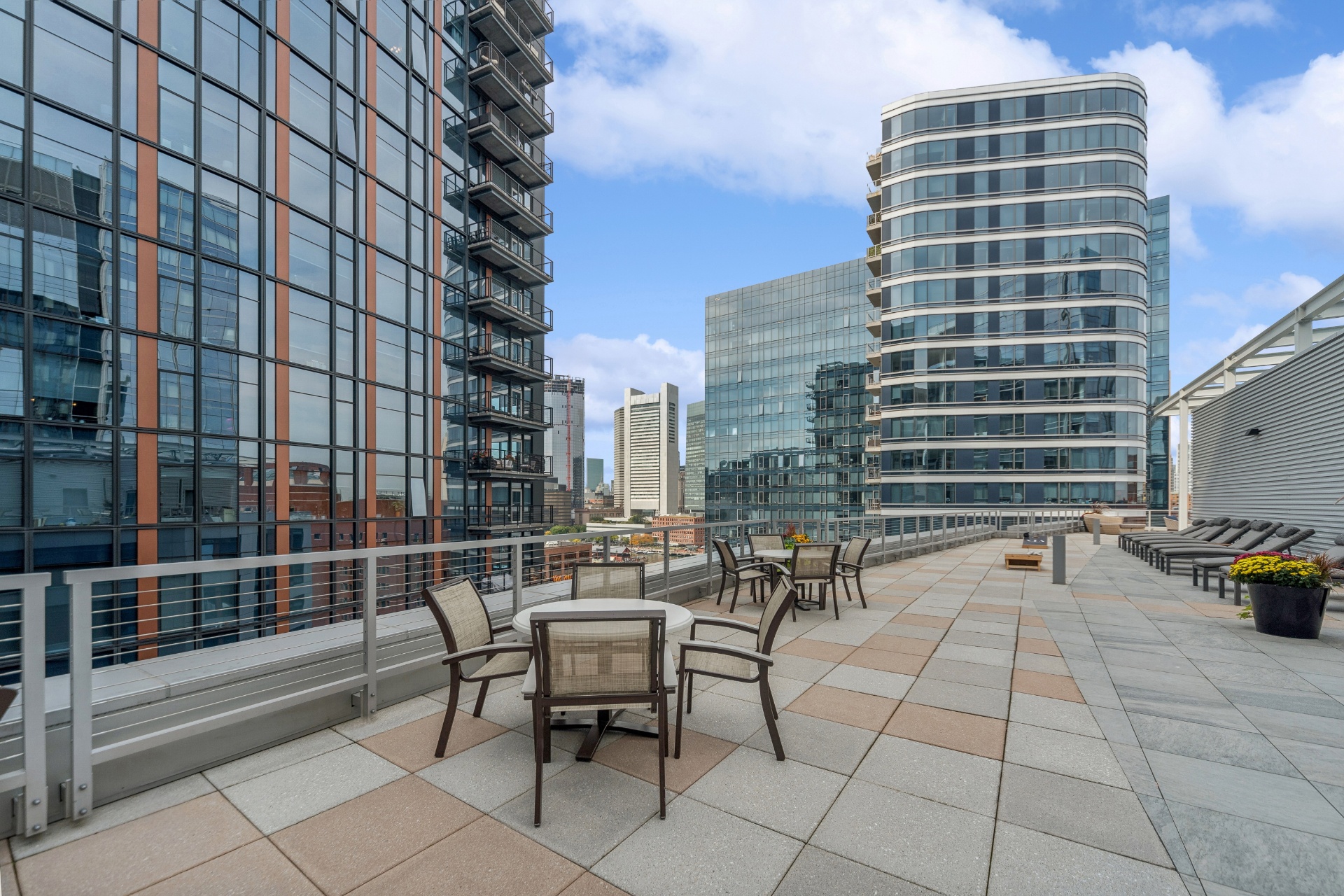 Terrace with Social Gathering Spaces