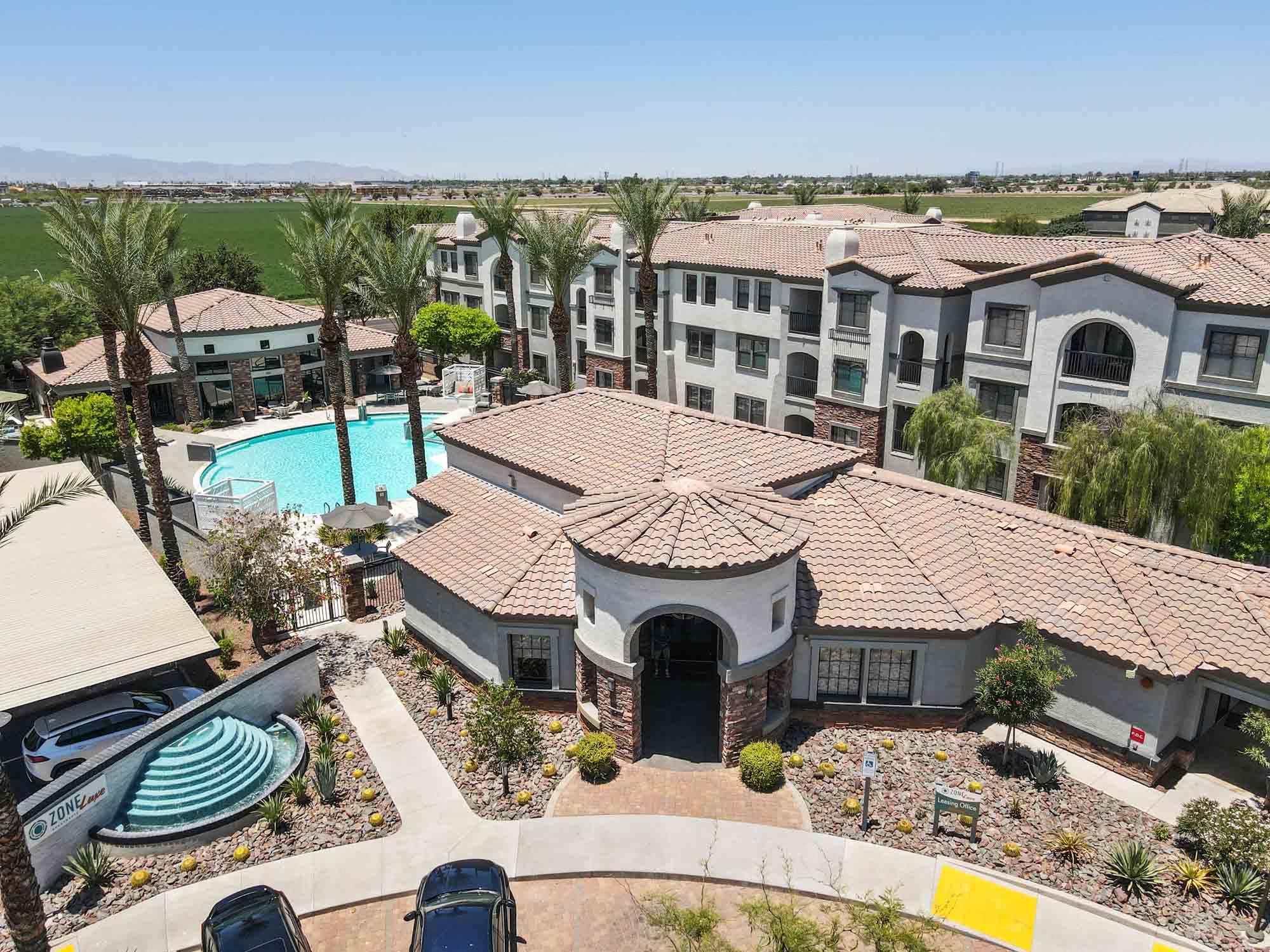 Zone Luxe, Glendale, AZ, Aerial View