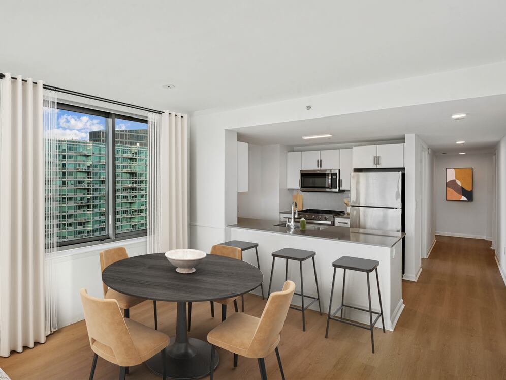 Renovated Package I kitchen and dining room