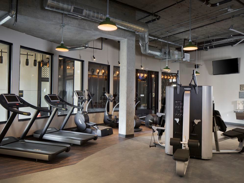 Fully loaded fitness center with cardio and strength equipment