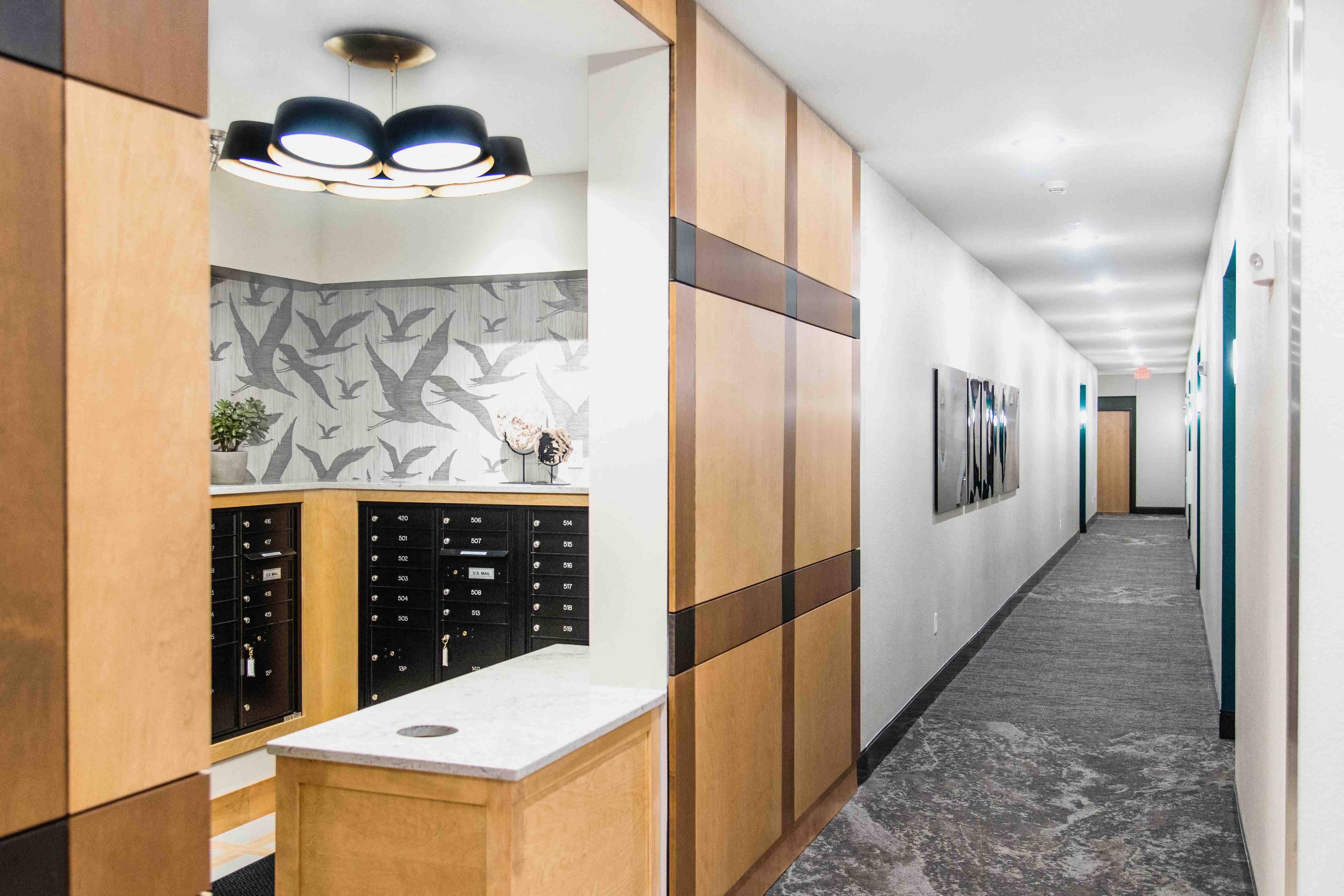 Mail Room & Hall