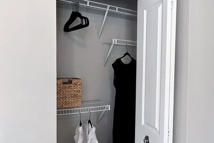 All bedrooms feature closets with built-in organizers.
