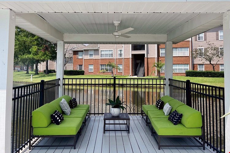 Discover lakefront tranquility at Eagle’s Pointe with our lakeside cabana. Embrace the serene waterside retreat, offering pure relaxation and stunning lake views.
