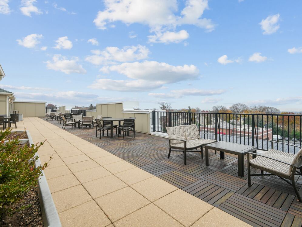 Rooftop lounge