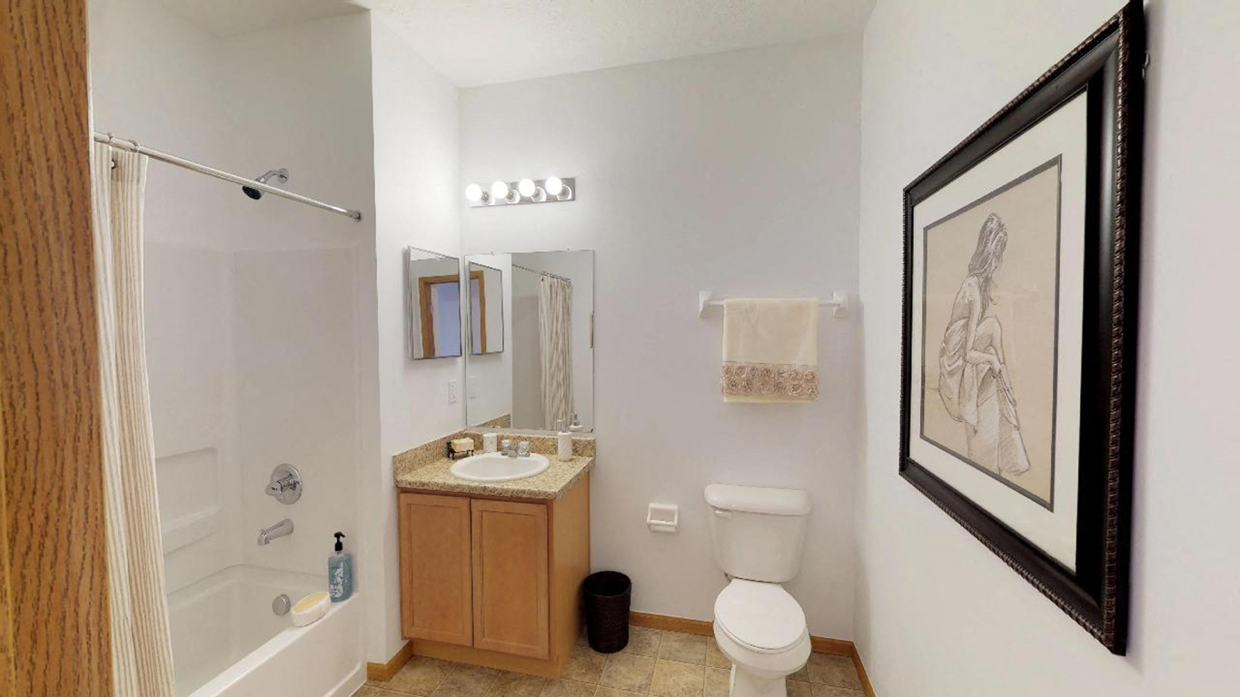 2 Bedroom 1 Bathroom Model