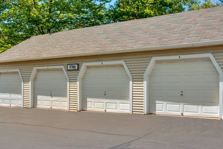 Private garages available
