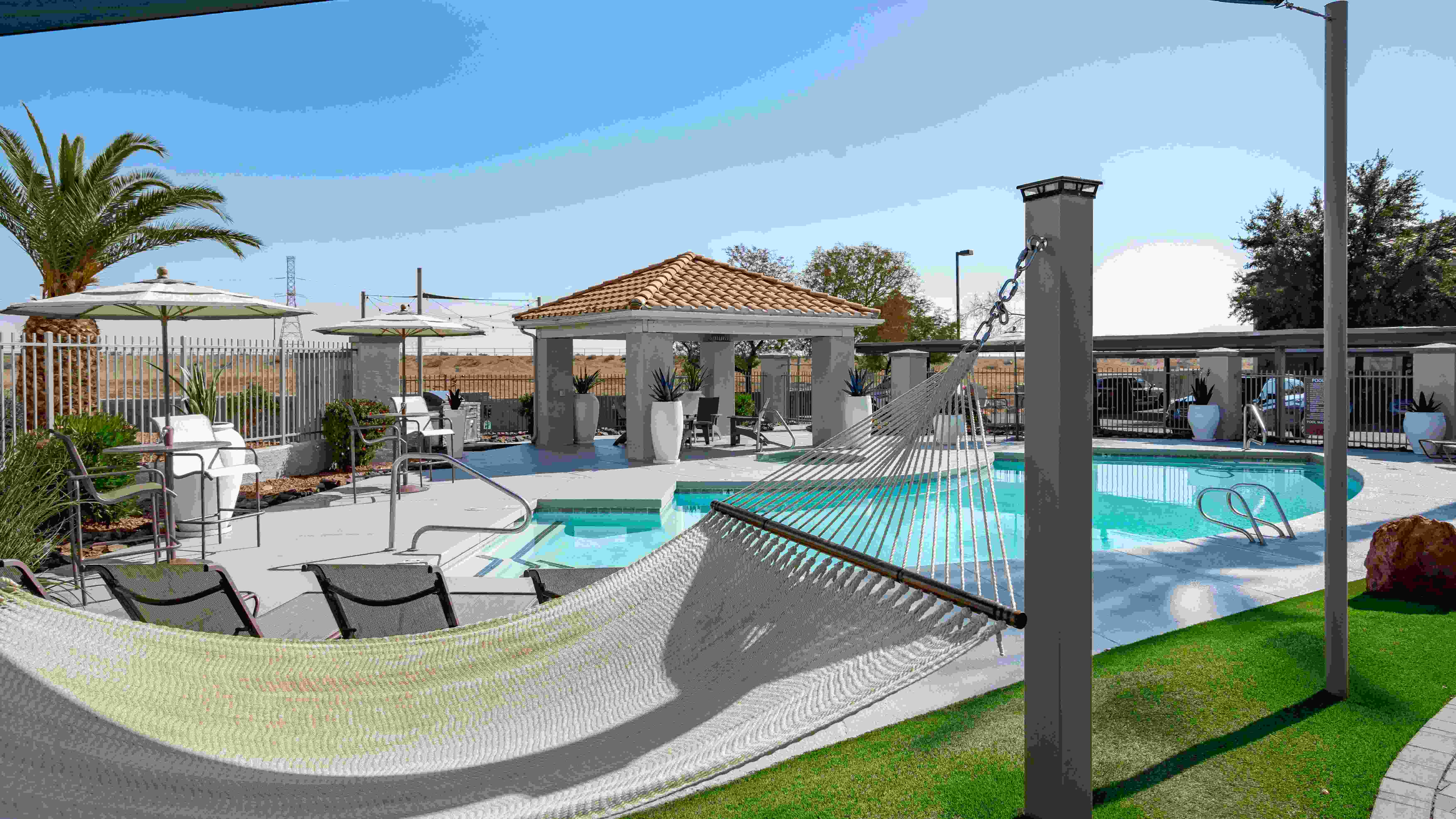 Unwind in the shaded hammock or take a refreshing dip in the pool—Sedona Peaks offers the perfect blend of relaxation and resort-style living.