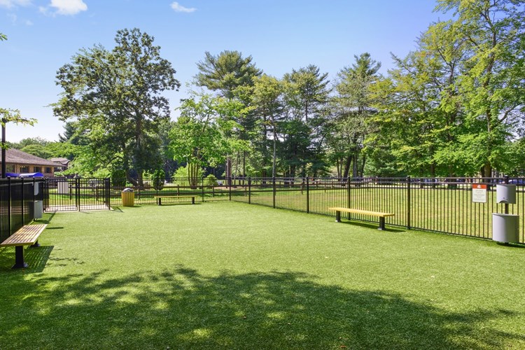 On-site fenced-in pet park