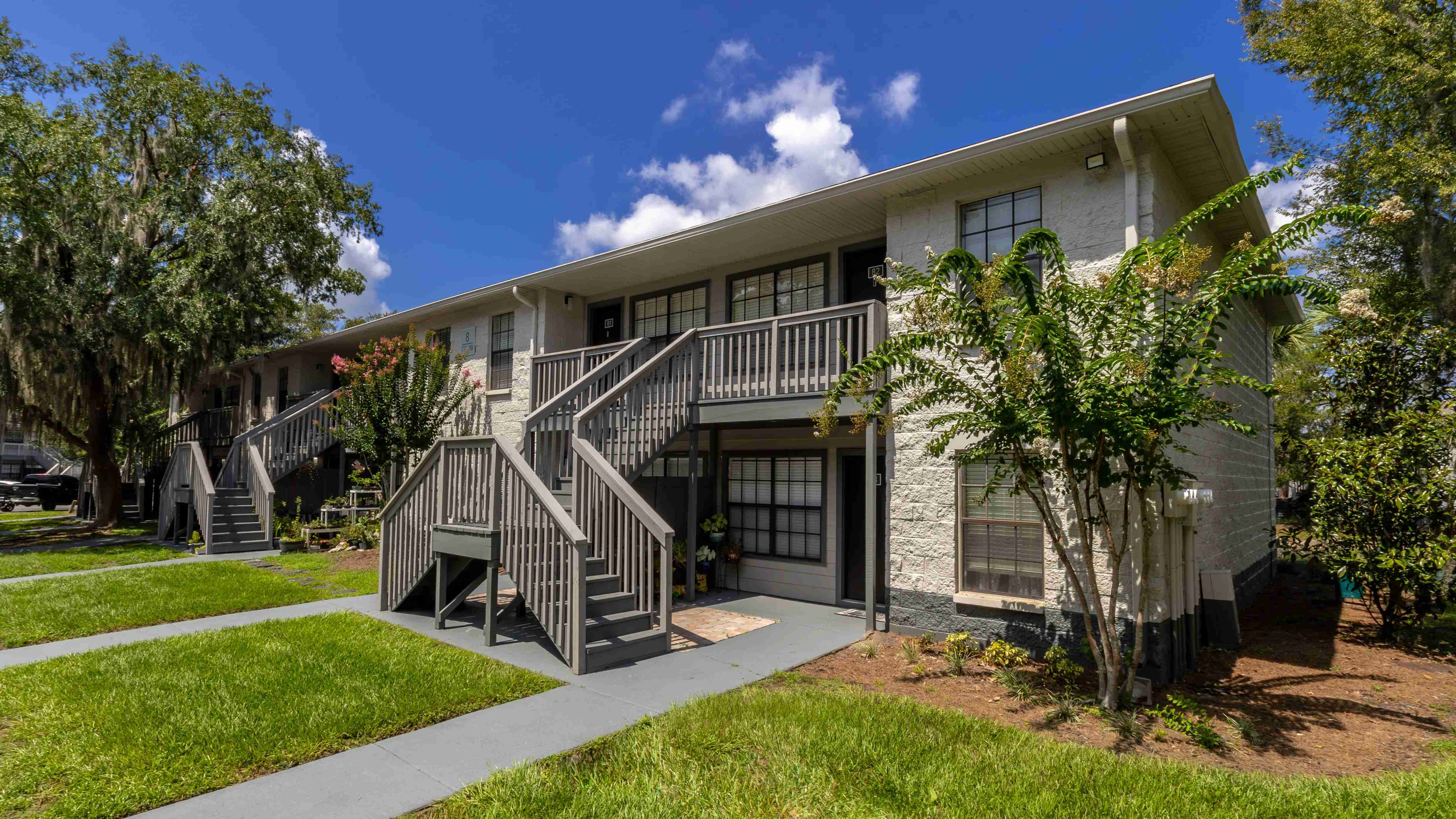 Delight in lush landscaping and charming pathways around the community, highlighting our dedication to creating an immaculate community where you’ll love living and exploring. 