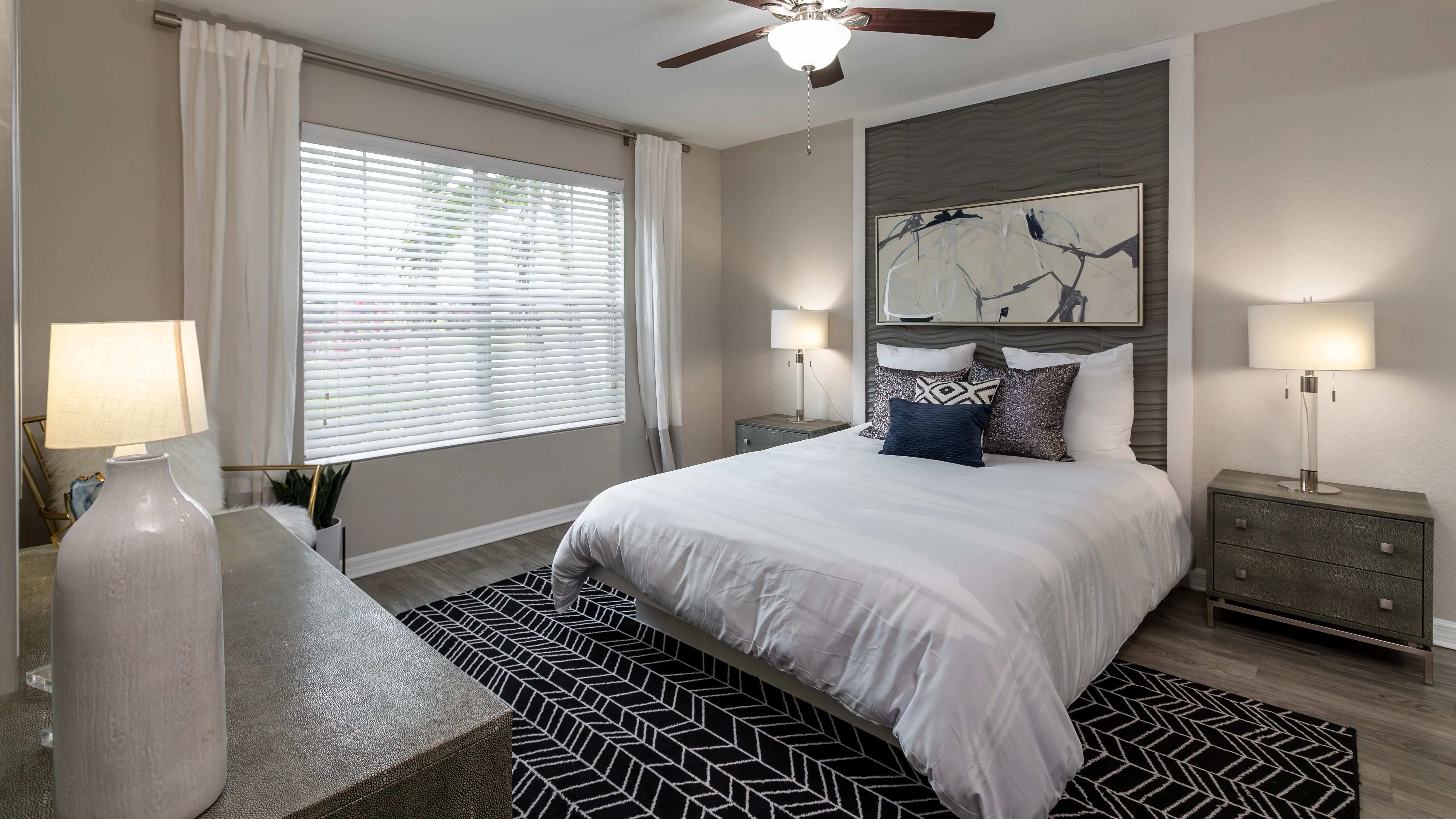 Immerse yourself in the inviting ambiance of our generously sized bedrooms—a canvas for personalization. 