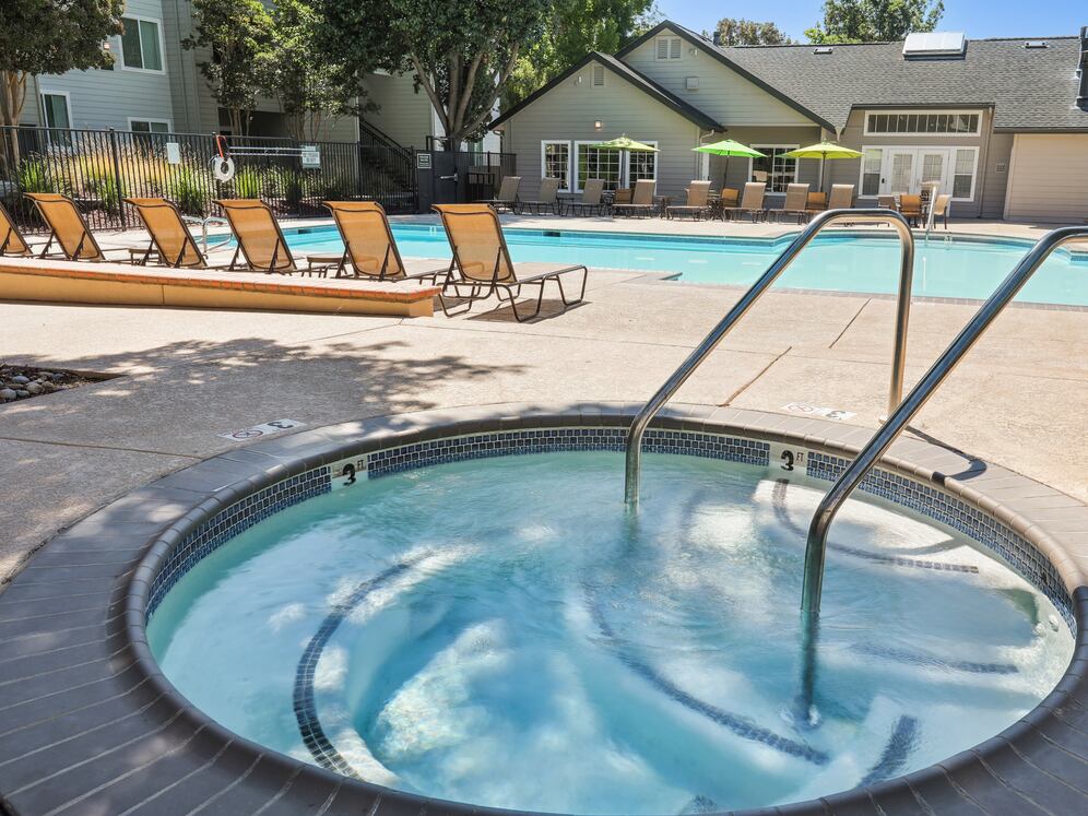 Spa and swimming pool