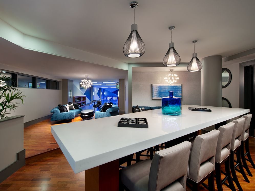 Cosmic Bowling Alley and lounge space