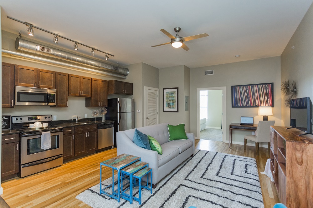Living Room and Kitchen