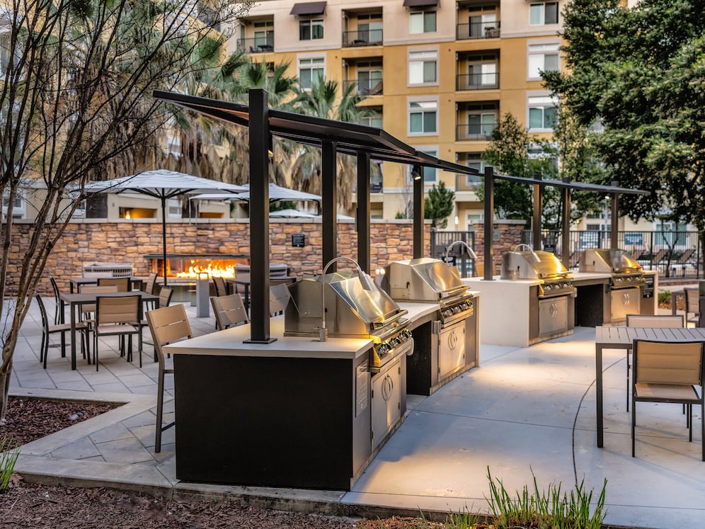 Phase I grill area