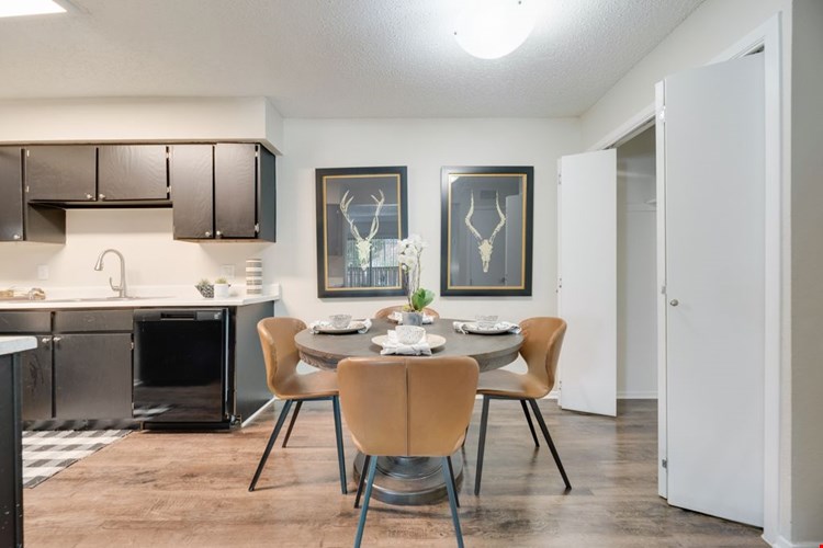 The Park at Wintergreen Apartments | DeSoto, TX | Open Kitchen and Dining Room