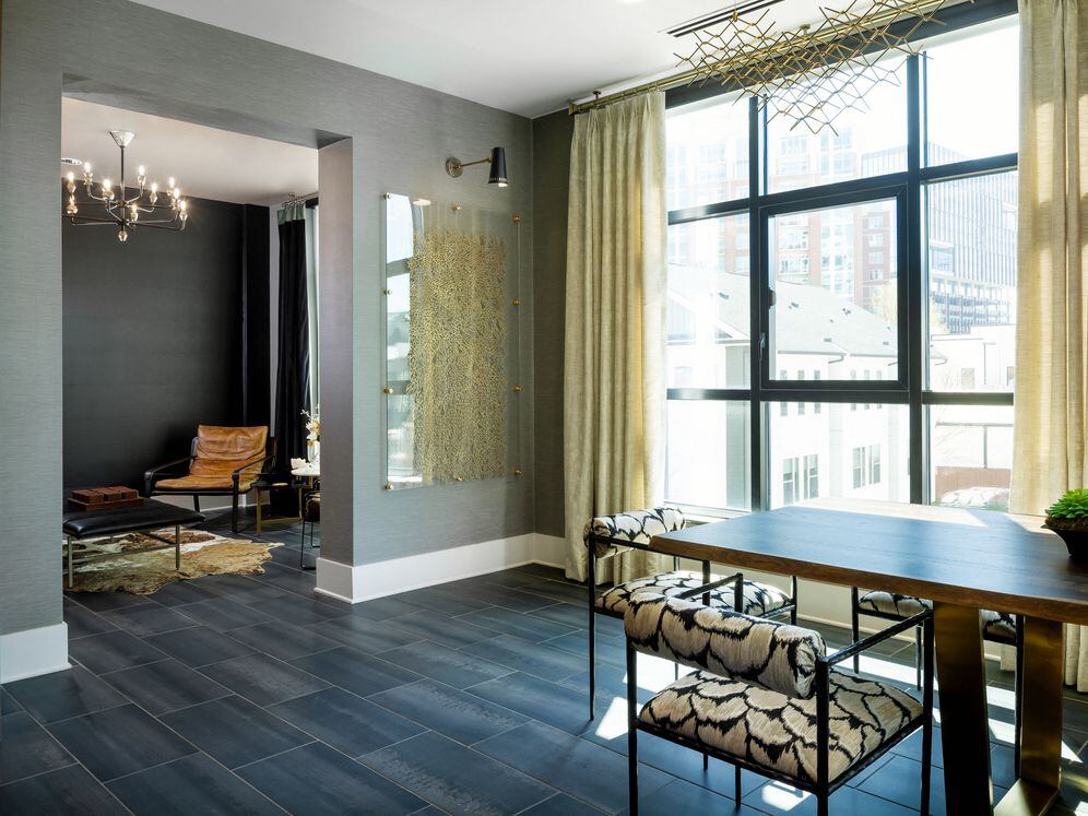 3rd floor lounge with private seating area