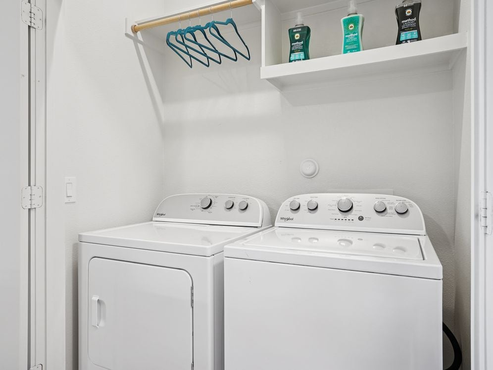 In-unit washer and dryer