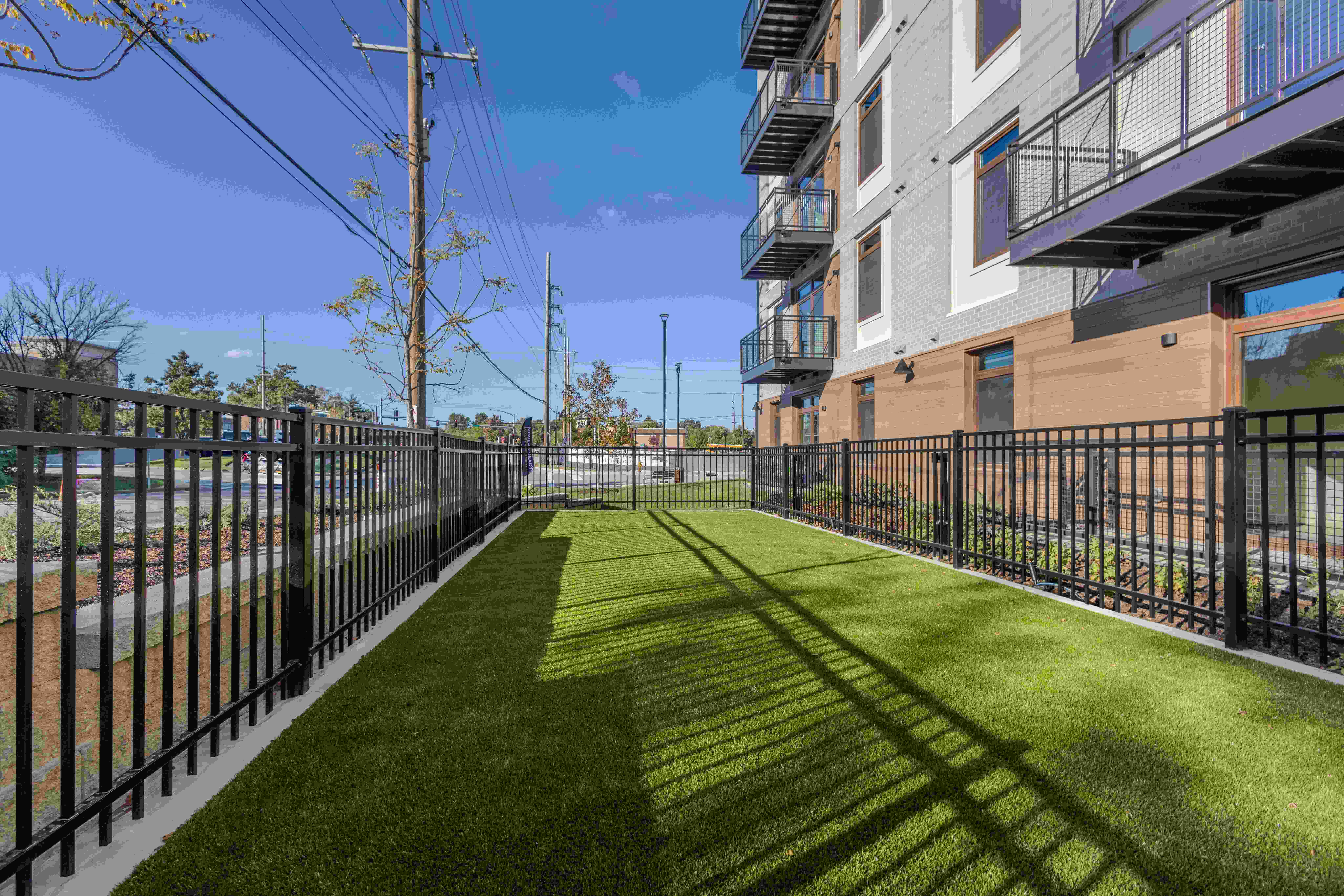 exterior pet park