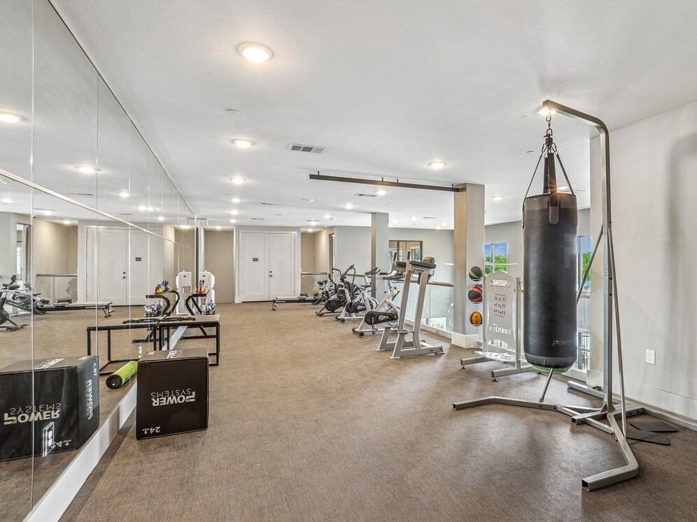 State-of-the-art fitness center with strength and cardio equipment