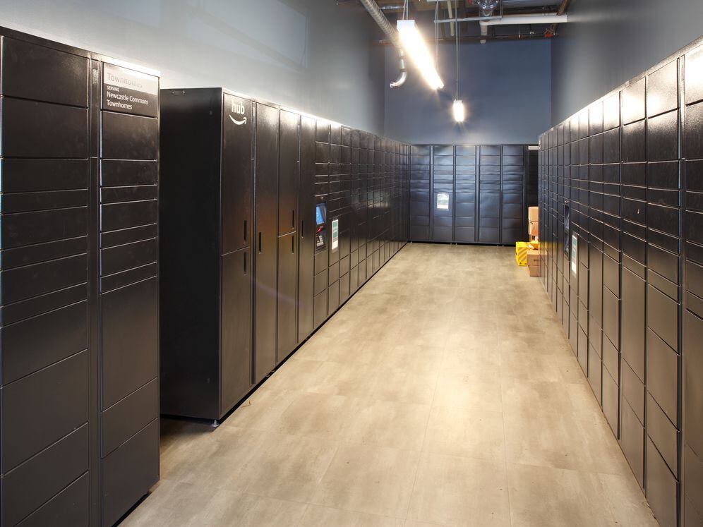 Amazon Hub Package lockers for convenient 24/7 delivery and pick up