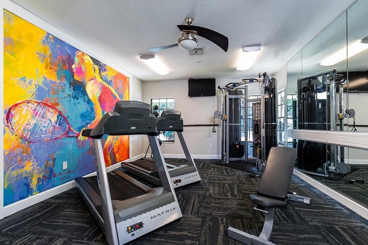 Get a workout in our fully equipped fitness center.