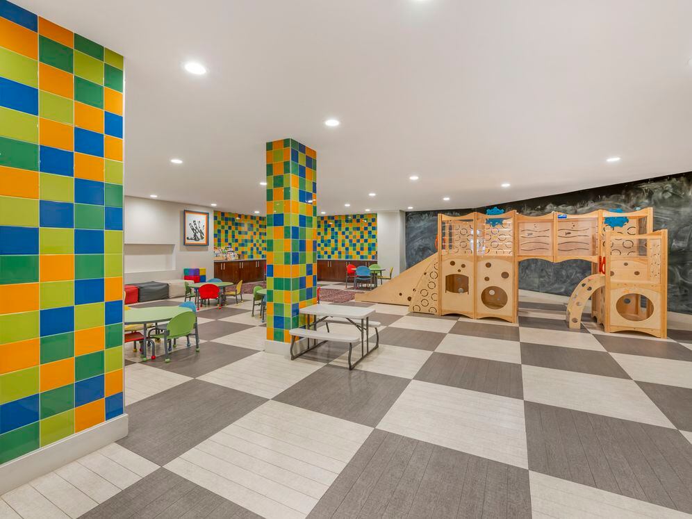 Children's indoor playroom