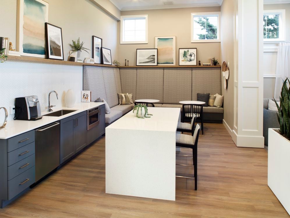 Resident lounge with kitchenette