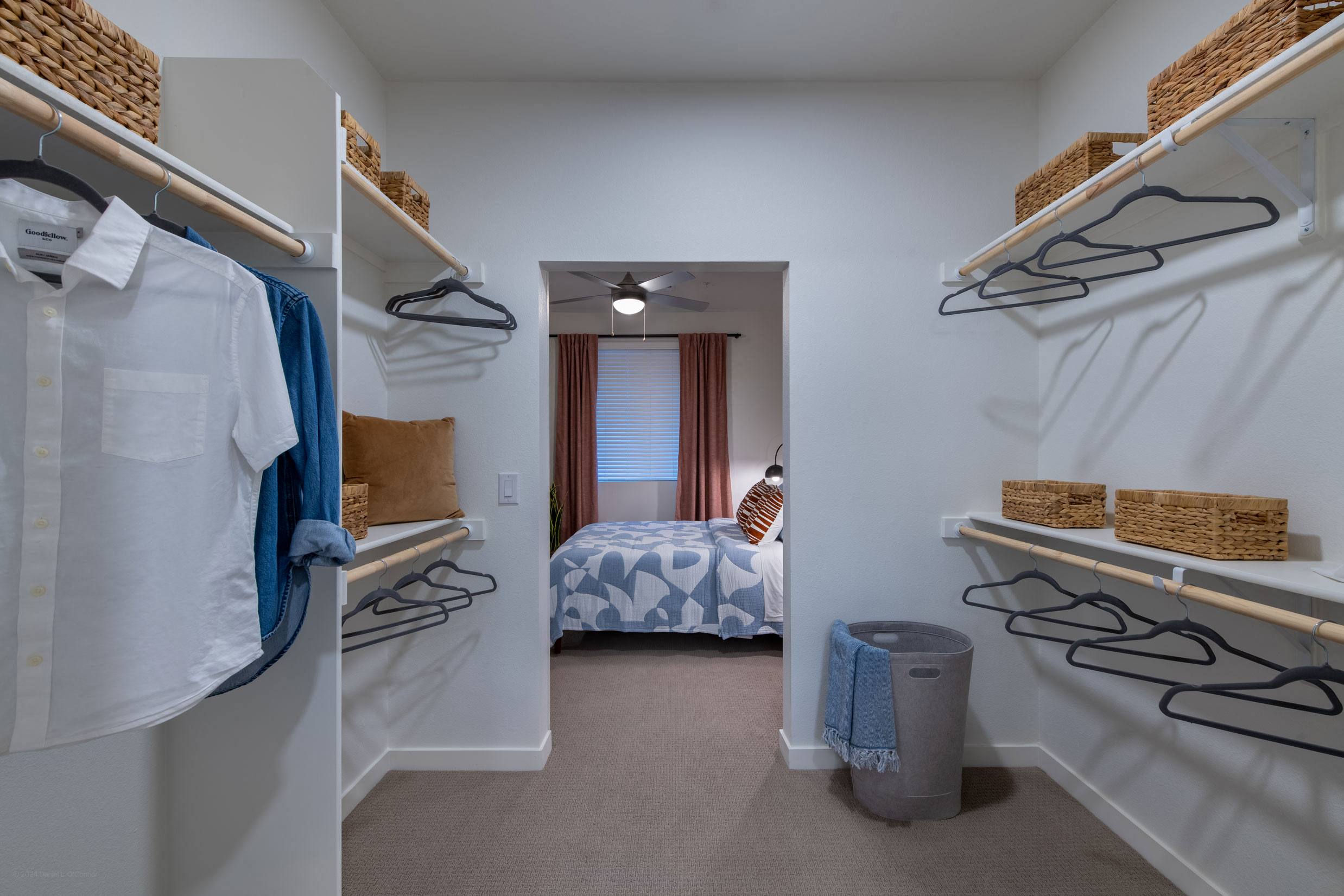 Oversized Walk-In Closets