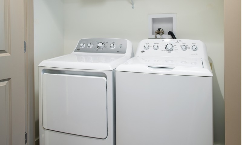 Full-sized washer & dryer in every unit