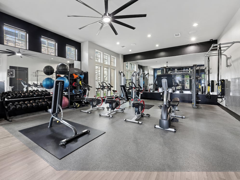 State-of-the-art fitness center